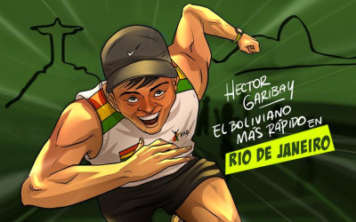 O Boliviano Héctor Garibay Flores Triunfa na Corrida de Río de Janeiro, preparando-se para os Jogos Olímpicos