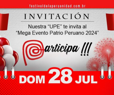 Festival De La Peruanidad 2024 BRASIL - R. Jõa Jacinto - Luz - São Paulo - (domingo 28 de julho de 2024)