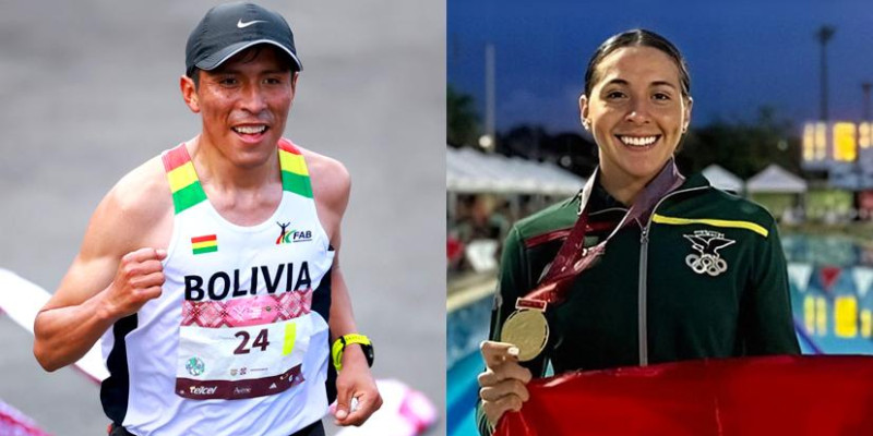 Héctor Garibay e María Ribera serão os porta-bandeiras da Bolívia na abertura dos Jogos Olímpicos de Paris 2024
