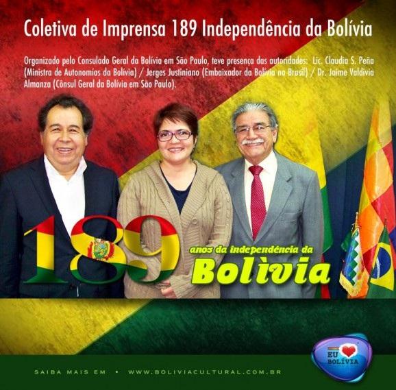 Coletiva de Imprensa 189 Independência da Bolívia