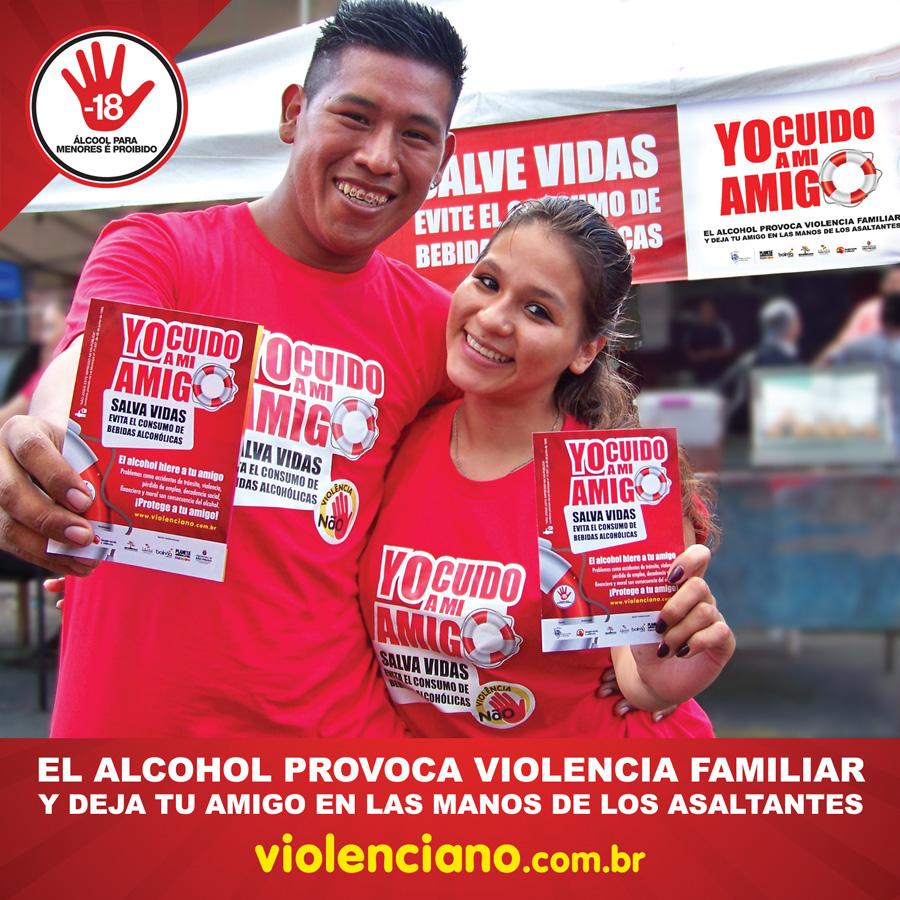 Campanha criado por imigrantes combate o consumo excessivo de bebidas alcóolicas 